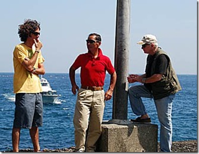 Mark J. Palmer - Lincoln, M. Ishii & Ric O'Barry à Futo