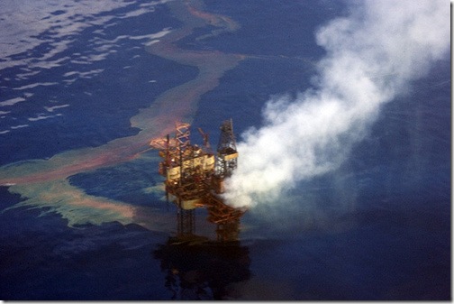 The West Atlas Oil Spill.