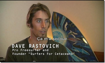 Cérémonie à Taiji - David Rastovitch de Surfers for Cetaceans - Bonus du DVD de The Cove (la baie de la honte)